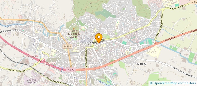 localisation de l'entreprise SACHI à HYERES