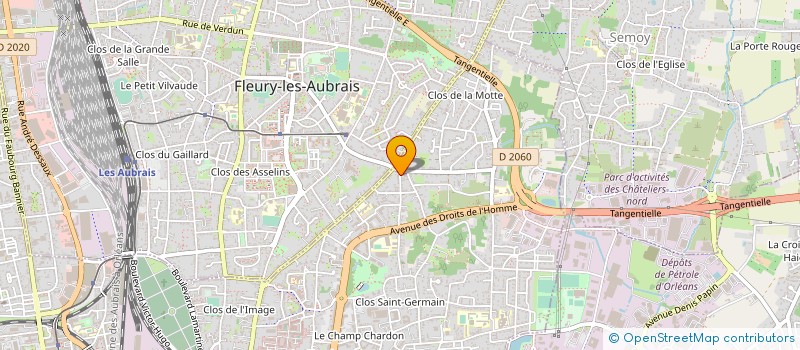 localisation de l'entreprise SACHOT DIAGNOSTIC IMMOBLIER à ORLEANS
