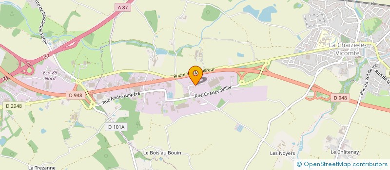 localisation de l'entreprise SACHOT INVESTISSEMENTS à LA CHAIZE-LE-VICOMTE