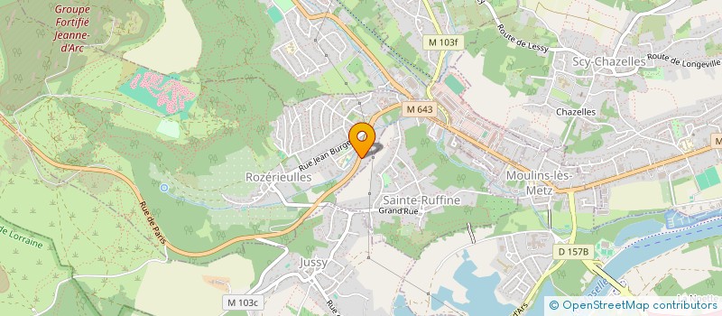 localisation de l'entreprise SACHOU  ROZERIEULLES