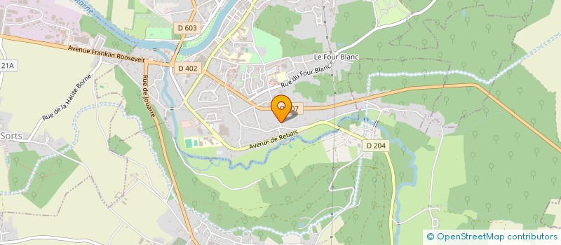 localisation de l'entreprise SACI GROUPE à LA FERTE-SOUS-JOUARRE