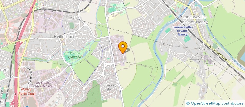 localisation de l'entreprise SACI SWANN  HEILLECOURT