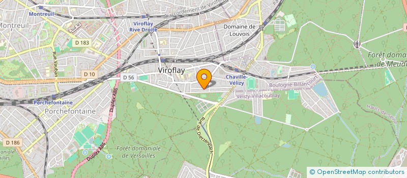 localisation de l'entreprise SACI2F  VIROFLAY