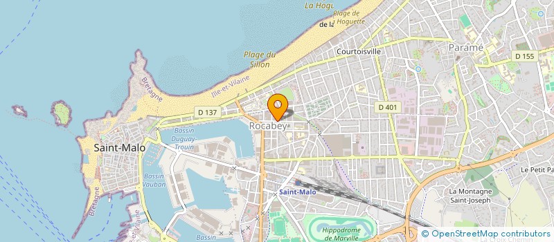 localisation de l'entreprise SACIB à SAINT-MALO