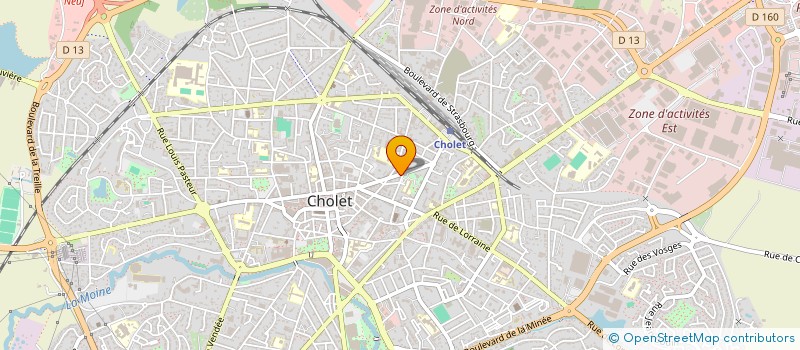 localisation de l'entreprise SACICAP DE L'ANJOU à CHOLET
