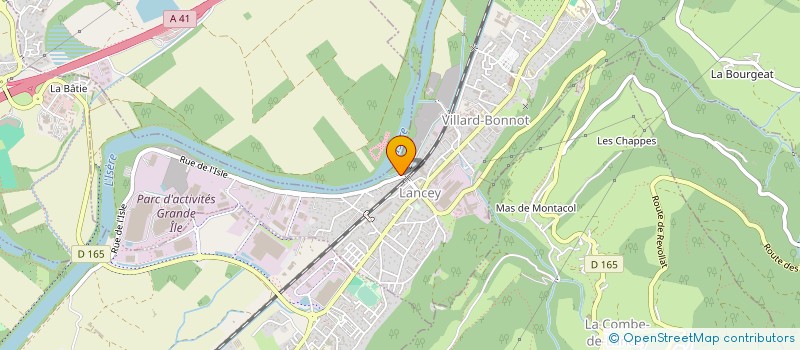 localisation de l'entreprise SACIE à VILLARD-BONNOT