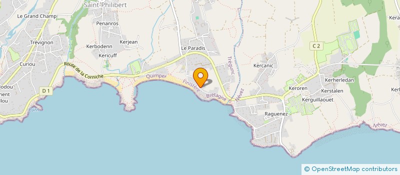 localisation de l'entreprise SACIK  TREGUNC