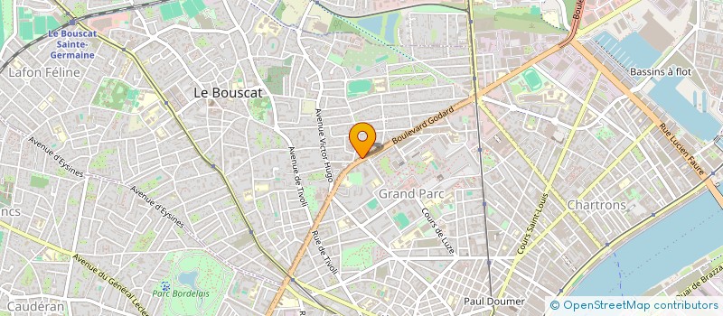 localisation de l'entreprise SACIL 412  LE BOUSCAT