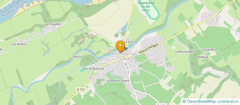 localisation de l'entreprise SACIT CIV IMMOB DES TUILERIES  ROCHEFORT-SUR-LOIRE