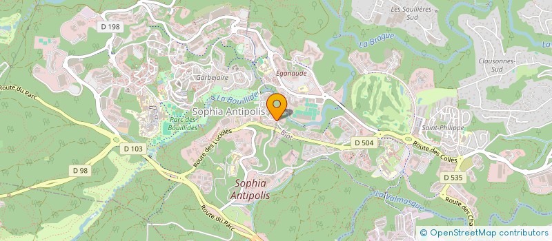 localisation de l'entreprise SACLA à VALBONNE