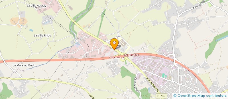 localisation de l'entreprise SACLAY ARIANE  PLERIN