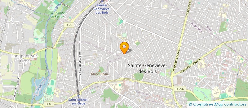 localisation de l'entreprise SACLAY-PARIS-ETUDIANT HANDBALL à SAINTE-GENEVIEVE-DES-BOIS