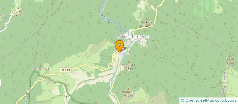 localisation de l'entreprise SACLE  FELINES-TERMENES