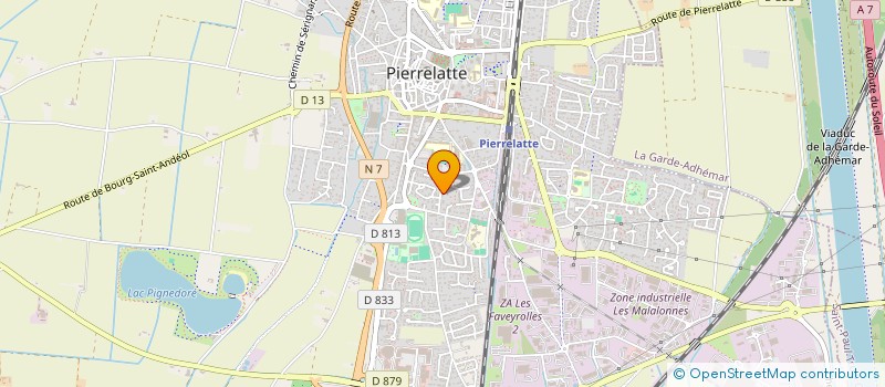 localisation de l'entreprise SACLE SUD BAT 68  PIERRELATTE