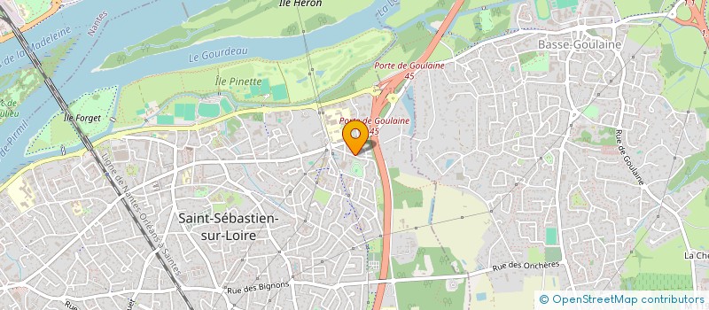 localisation de l'entreprise SACLO à SAINT-SEBASTIEN-SUR-LOIRE