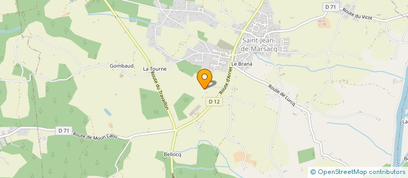 localisation de l'entreprise SACLO  SAINT-JEAN-DE-MARSACQ