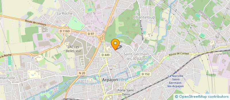 localisation de l'entreprise SACOCHER  ARPAJON