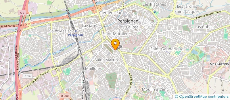 localisation de l'entreprise SACOFI-10 à PERPIGNAN
