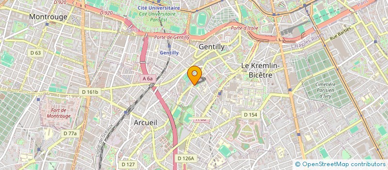 localisation de l'entreprise SACOFRA DISTRIBUTION à GENTILLY