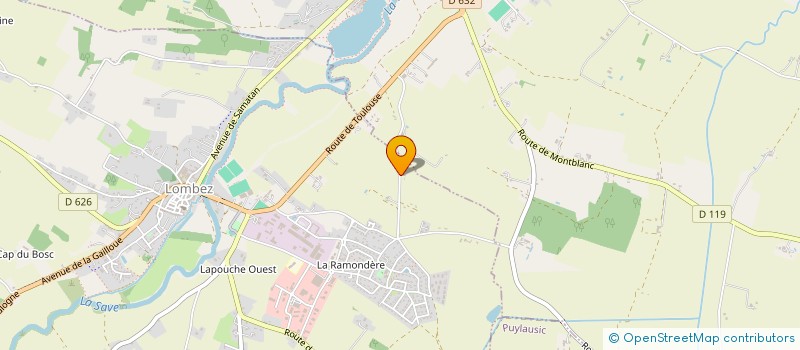 localisation de l'entreprise SACOGEST  LOMBEZ