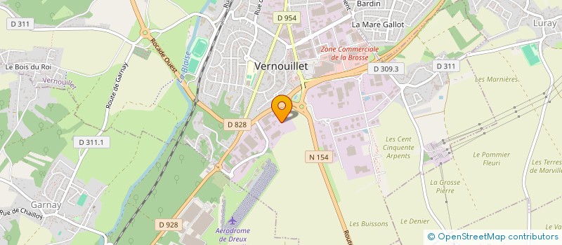 localisation de l'entreprise SACOLIVE à VERNOUILLET
