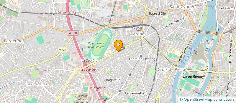localisation de l'entreprise SACOM  TOULOUSE