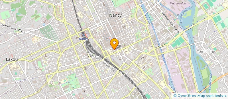 localisation de l'entreprise SACOMEX à NANCY