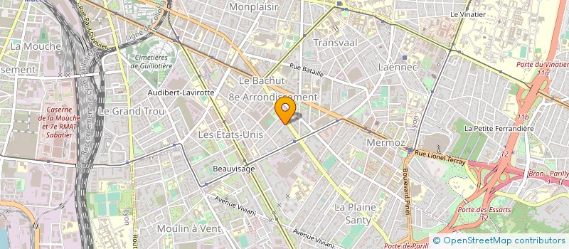 localisation de l'entreprise SACONOM à LYON 8EME