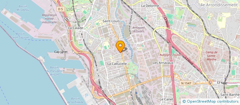 localisation de l'entreprise SACONSTRUCTION à MARSEILLE