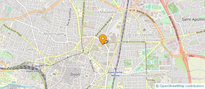 localisation de l'entreprise SACOOP DIJON-RESIDENCE DU CHAMBERTIN à DIJON