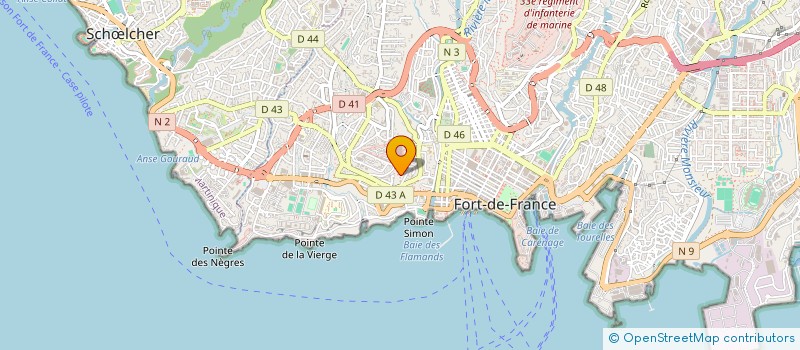 localisation de l'entreprise SACOP SOCIETE ANTILLAISE DE COMMERCE ET DE PRESTATIONS DE SERVICES à FORT-DE-FRANCE