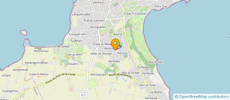 localisation de l'entreprise SACORDE  CARANTEC