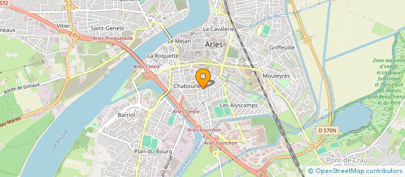 localisation de l'entreprise SACOYA à ARLES