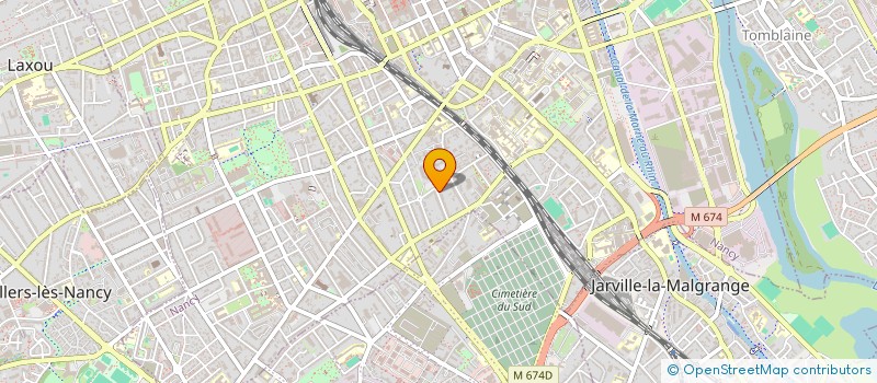 localisation de l'entreprise SACRE  NANCY