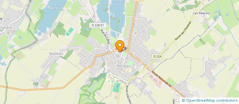 localisation de l'entreprise SACRE ARMAND CALAIS à COQUELLES