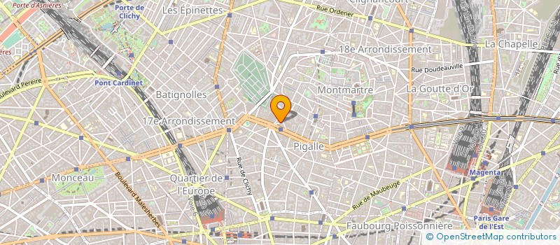 localisation de l'entreprise SACRE COEUR MUSIC  PARIS