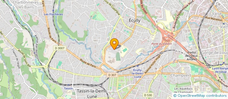 localisation de l'entreprise SACRE COEUR SAINT AUBIN  ECULLY