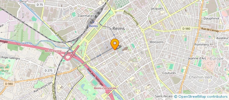 localisation de l'entreprise SACRE EN-CAS à REIMS