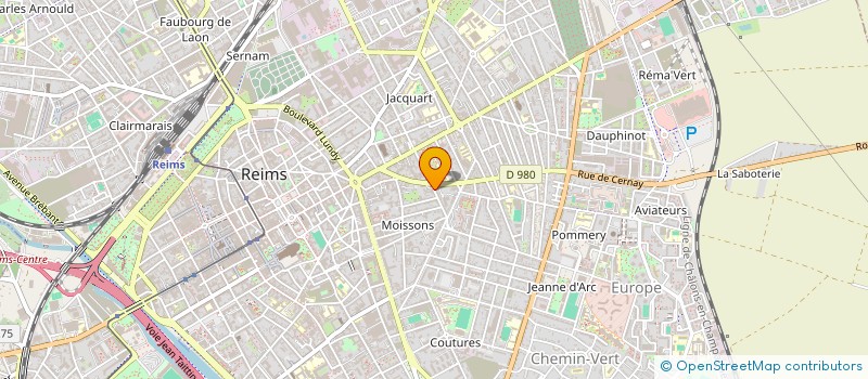 localisation de l'entreprise SACRE RENO  REIMS