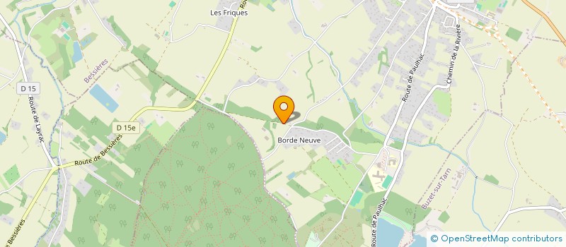 localisation de l'entreprise SACREBLEU!  BESSIERES