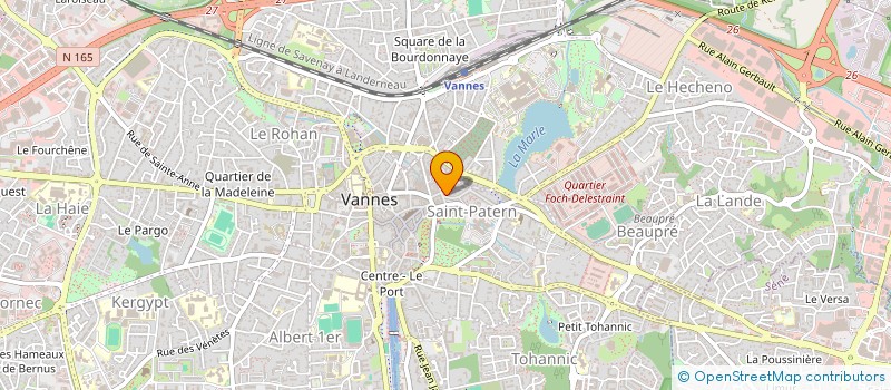 localisation de l'entreprise SACREE BORDEE à VANNES