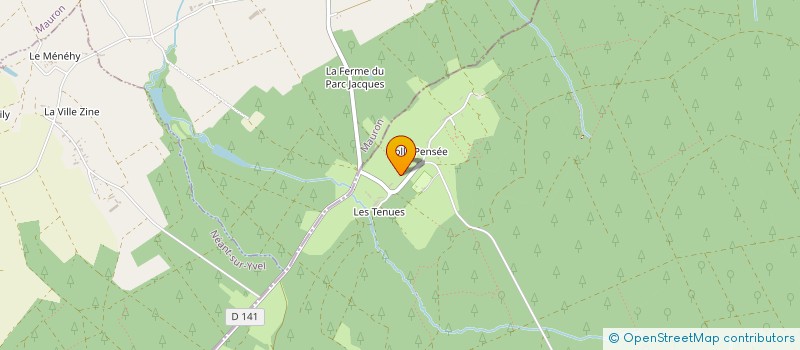 localisation de l'entreprise SACREE BROCELIANDE !  PAIMPONT