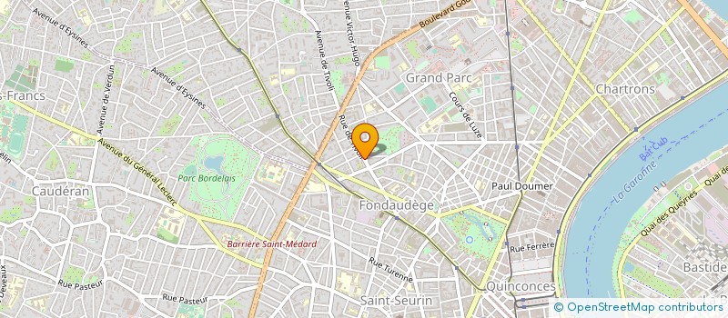 localisation de l'entreprise SACREE MARMAILLE à BORDEAUX