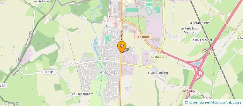 localisation de l'entreprise SACS 2000 à ARCONNAY