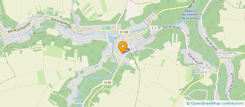 localisation de l'entreprise SACSER  SACLAS