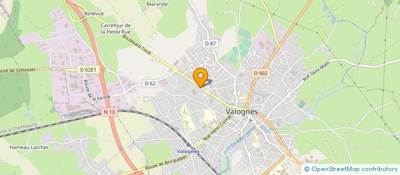 localisation de l'entreprise SACY  MEZIDON VALLEE D'AUGE