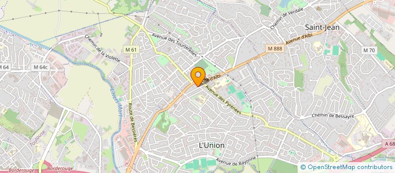localisation de l'entreprise SACY ALFRED DE MUSSET à L'UNION