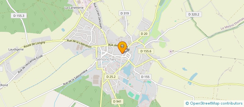 localisation de l'entreprise SACYMA à SENONCHES