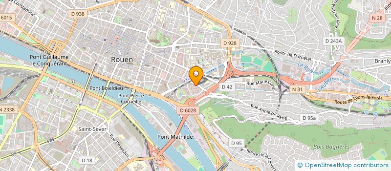 localisation de l'entreprise SAD à ROUEN