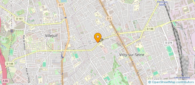 localisation de l'entreprise SAD à VITRY-SUR-SEINE
